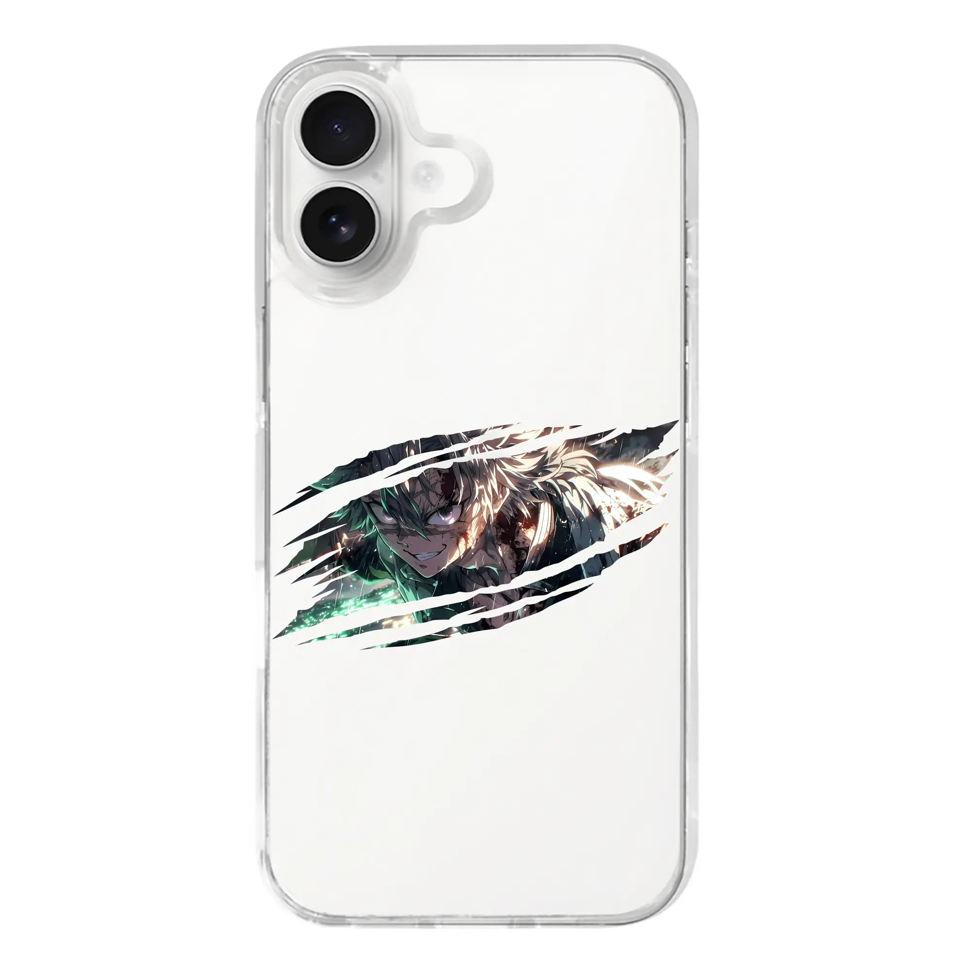 鬼滅の刃 グッズ,不死川 実弥 - iPhone 17シリーズ 透明スマホケース – 薄型・耐衝撃・精密フィット保護カバー